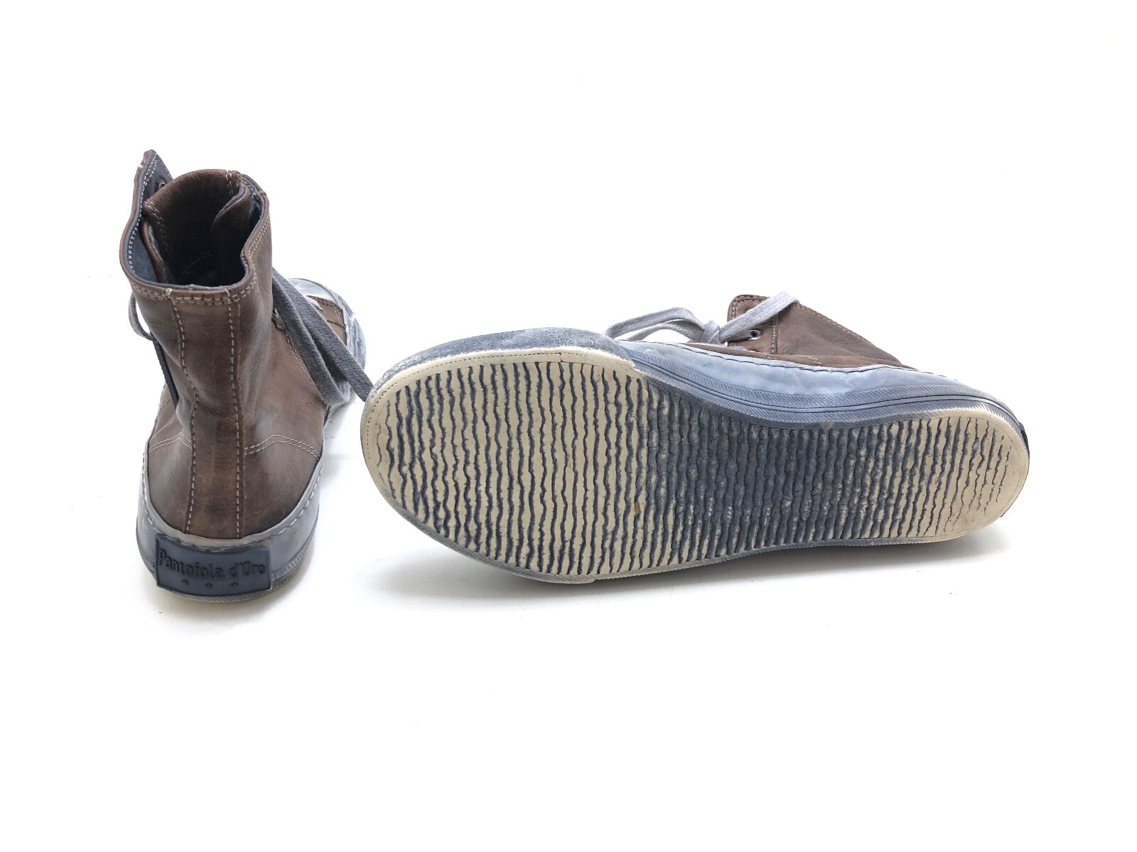 PANTOFOLA D’ORO Pantofola d'Oro scarpe basse da donna scarpe con lacci scarpe comode marroni taglia 40 (UK 6 5)