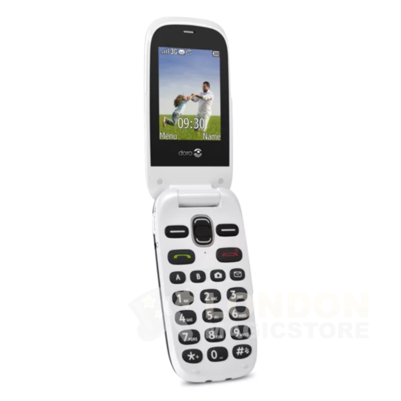 Doro Phone Easy 632 Flip Mobile Phone Big Buttons Seniors Good
