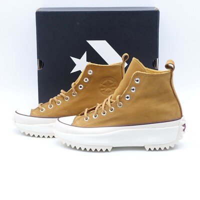 Converse Women's Run Star Hike High Platform Sneakers 171666C Wheat Nubuck