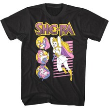 Masters of the Universe She-Ra Characters Men's T Shirt Princess Adora Glimmer