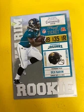 57882  2010 Playoff Contenders Playoff Ticket #125 Deji Karim JAGUARS RC #18/99