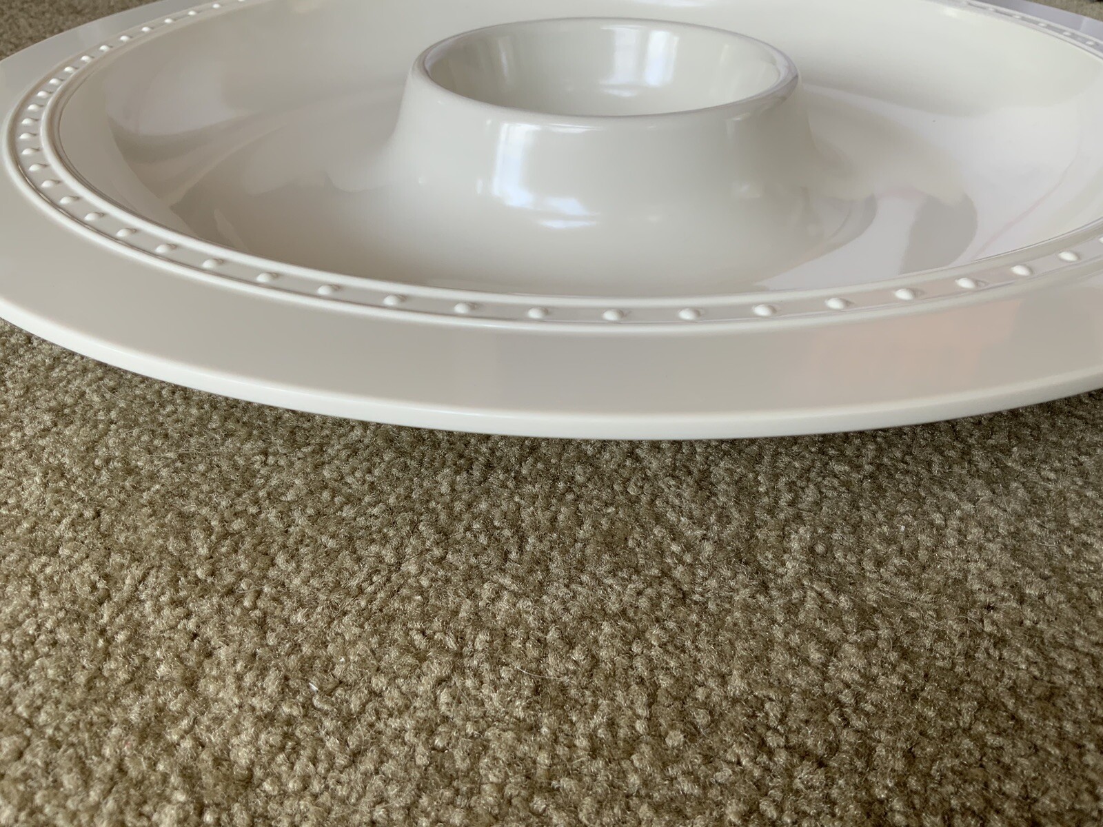 RETIRED Nora Fleming MEL05 Chip & Dip Bowl Pearl Dot eBay