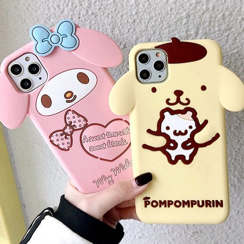 Cartoon Pink Girl Cute Dog Phone Case for iPhone 7 8 Plus XS XR 11 12 13 Pro Max