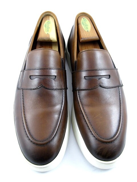 Allen Edmonds Randolph 2.0 Penny Loafers in Dark Chili Size 10D 574N