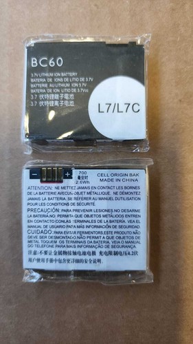 MOTOROLA BC60 OEM TESTED BATTERY