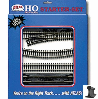 Atlas HO Scale ~ New 2024 ~ Code 100 ~ Snap Track Starter Set ~ 88