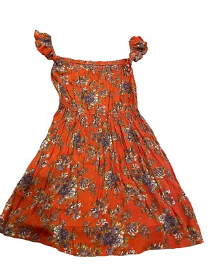 american eagle red floral dress American Eagle Wrap Front Mini Dress in Red Floral