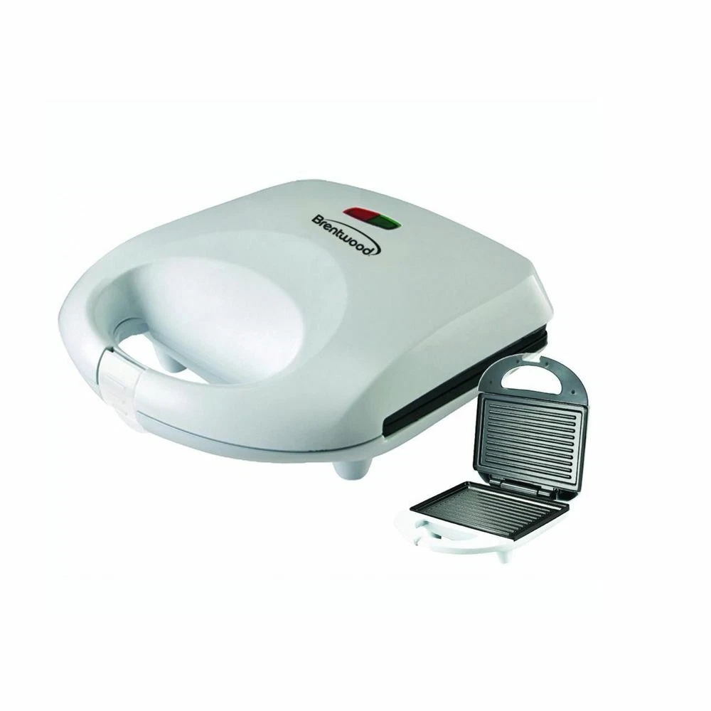 Compact Electric Panini Press & Sandwich Maker – Non-Stick Contact Grill, 10"x9"
