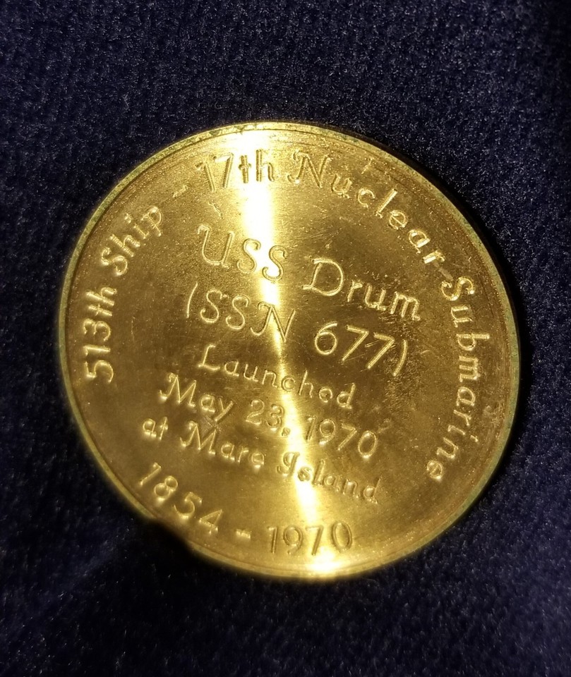 Vintage Mare Island Naval Shipyard Nuclear Submarine Coin eBay