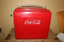 Vintage 1950's Buvez Coca Cola Soda Pop Picnic Cooler St Thomas Canadian Version