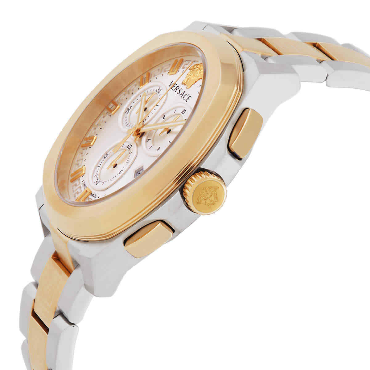 Versace Geo Chronograph Quartz Silver Dial Men's Watch Versace Geo Chronograph Quartz Silver Dial Men's Watch