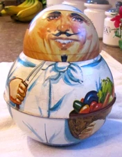 Bristol Ware Chef 1980 Metal Tin Roly Poly Chein Industries