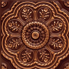 # 240 (Lot of 5)  PVC Faux Tin Decorative Ceiling Tile Panels (Glue-Up Only)