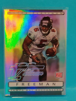 2009 Topps Platinum Josh Freeman Rookie Platinum Refractor #122 - Odds 1:5 /1549