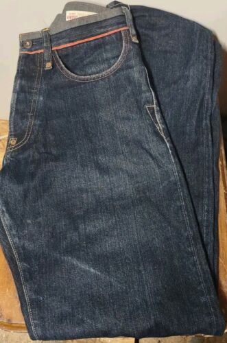 Evisu Jeans Mens 31/34" Japanese Selvedge Dark Nav