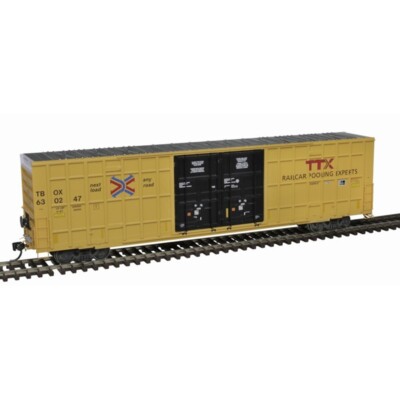 Atlas HO Scale ~ 7550 Double Door Box Car TTX #630197 ~ 20007274