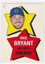 Kris Bryant Cubs 2019 Topps Montgomery 582 Club #2 1967 Sticker Set Influance