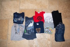 Boys LOT 4t Lucky Jeans, Gap, Disney, Cargo, JunkFood Captain America