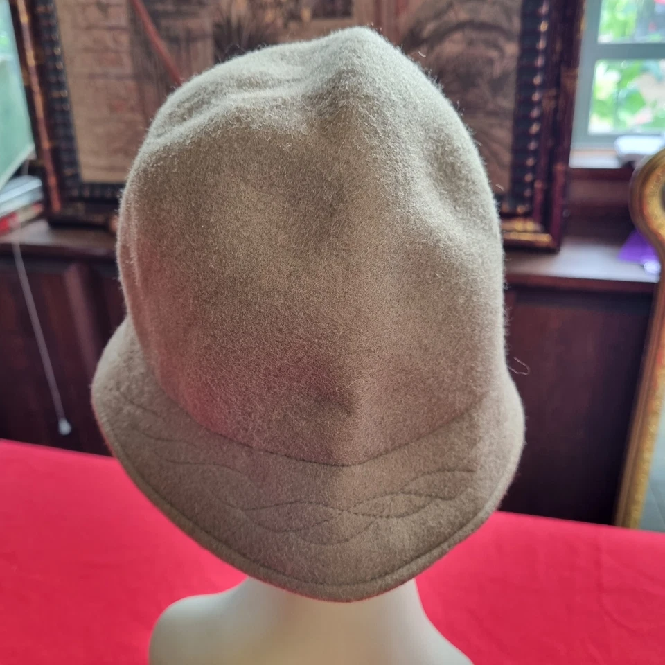 Sombrero cubo de fieltro de lana para mujer Albertus Swanepoel talla única Foto 4 de 4