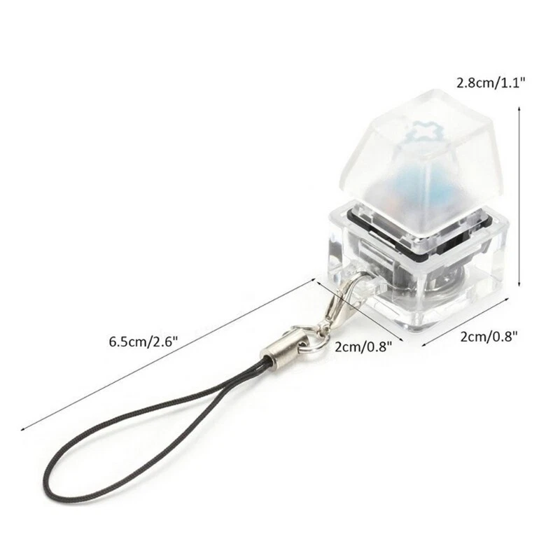 Mechanical Keyboard Switch Tester with LED Light and Stress Relief