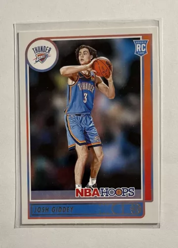 2021-22 NBA Hoops Josh Giddey RC Rookie Card #202 OKC Thunder