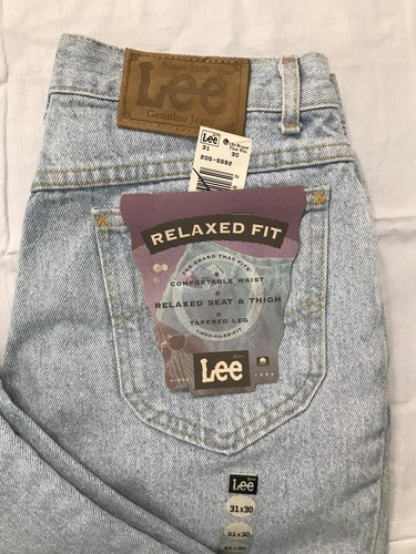 Vtg Lee Jeans Tag Size 31x30 Relaxed 