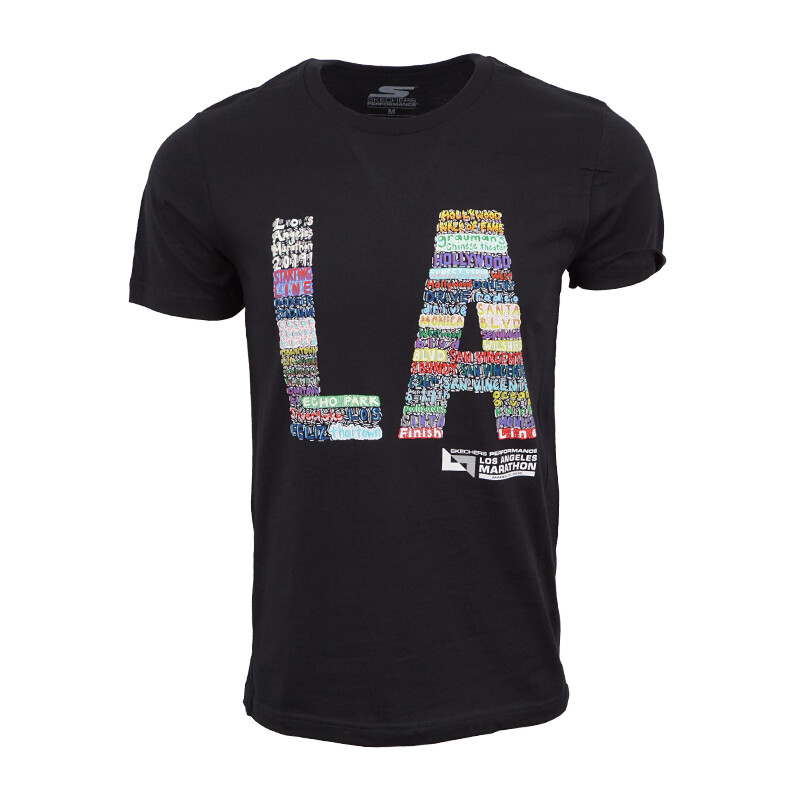 ФУТБОЛКА С МАРКЕРОМ SKECHERS PERFORMANCE LOS ANGELES MARATHON LAM MILE 2290₽