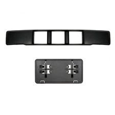 Front Bumper Lower Grille Trim Panel License Bracket For 2015-2017 Ford F-150