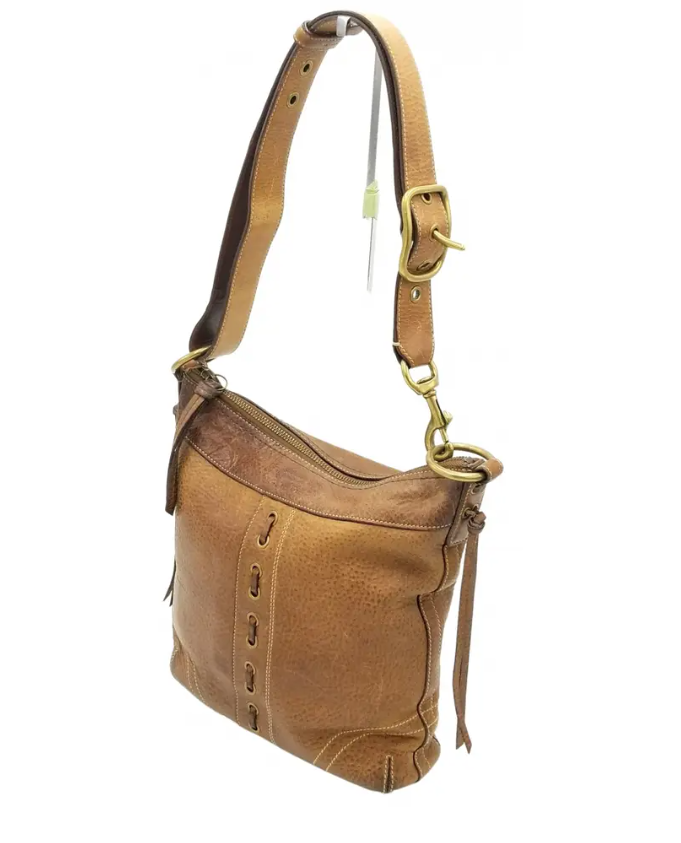 Coach Saddle Brown Vintage Chelsea 10399 Shoulder Bag w/Whipstitch