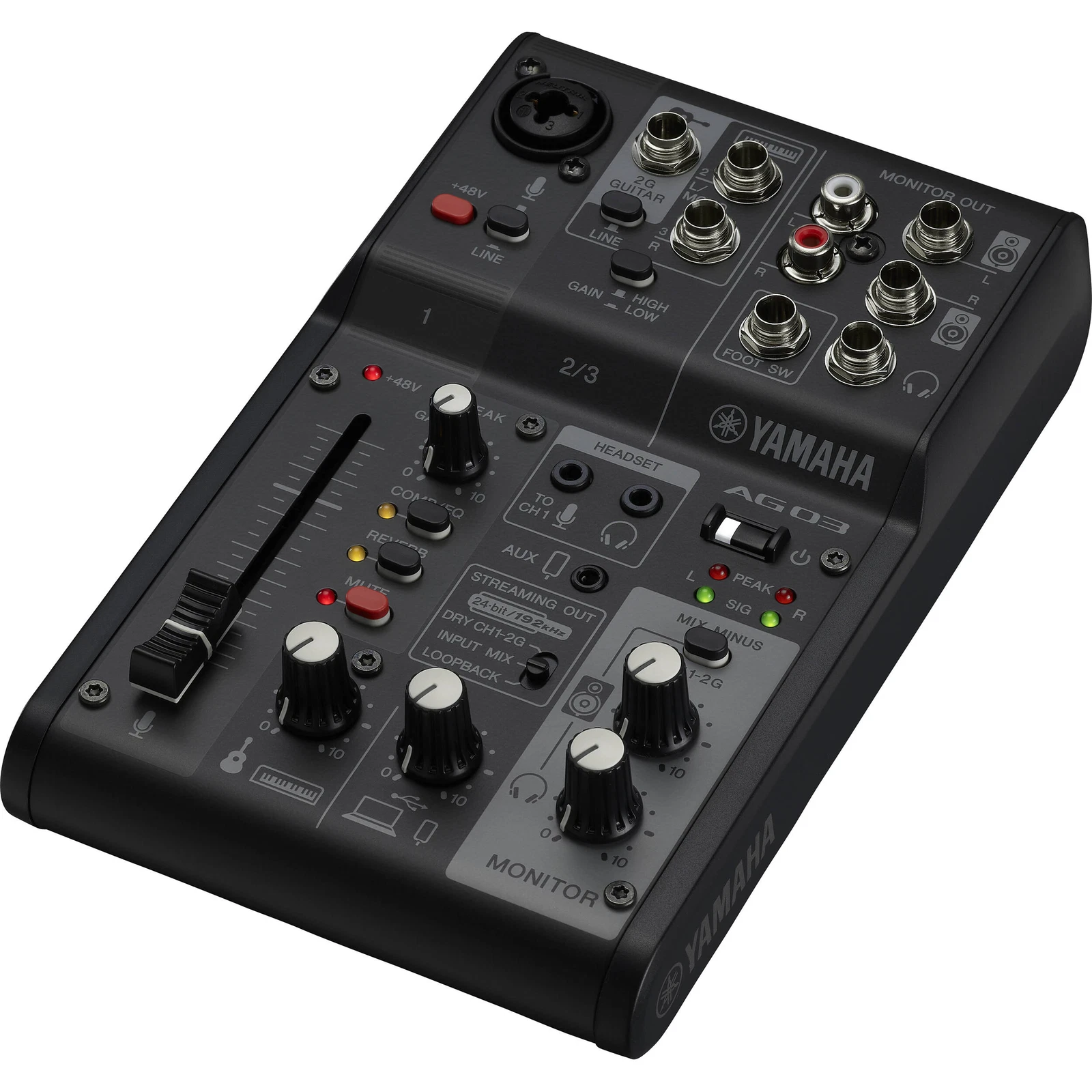 Yamaha AG06MK2 Live Streaming Loopback Audio USB Mixer - Thumbnail 2