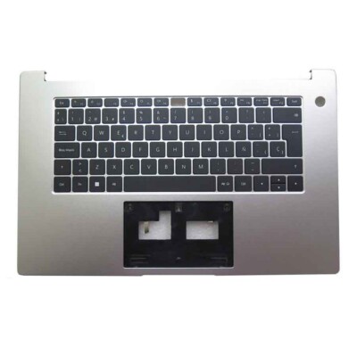Silver PalmRest&Spanish SP keyboard For HUAWEI MATEBOOK D 15 BoB-WAE9 BoB-WAE9P