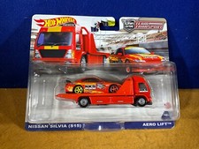 L10-59 HOT WHEELS CAR CULTURE - NISSAN SILVA (S15) / AERO LIFT - TRANSPORT -2020