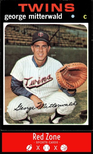 1971 Topps - #189 George Mitterwald EX + NM Set Break.