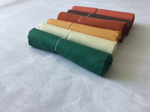 6 Piece Cotton Fabric Patchwork " Autumn " Quilting Bundle For Sew - Picture 3 of 9