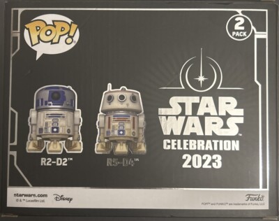 Star Wars Celebration 2023 - R2-D2 and R5-D4 2 Pack - FUNKO