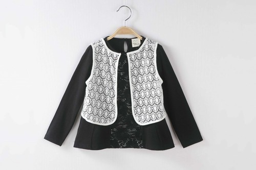 Brand New Babee Meeler Kids Girl Toddler long sleeve T-shirts top with vest - 第 1/5 張圖片