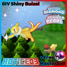 6IV Shiny Buizel Pokemon Brilliant Diamond Shining Pearl