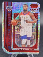 Zion Williamson 2021-22 Crown Royale Pivotal Players Asia Red #3 SP