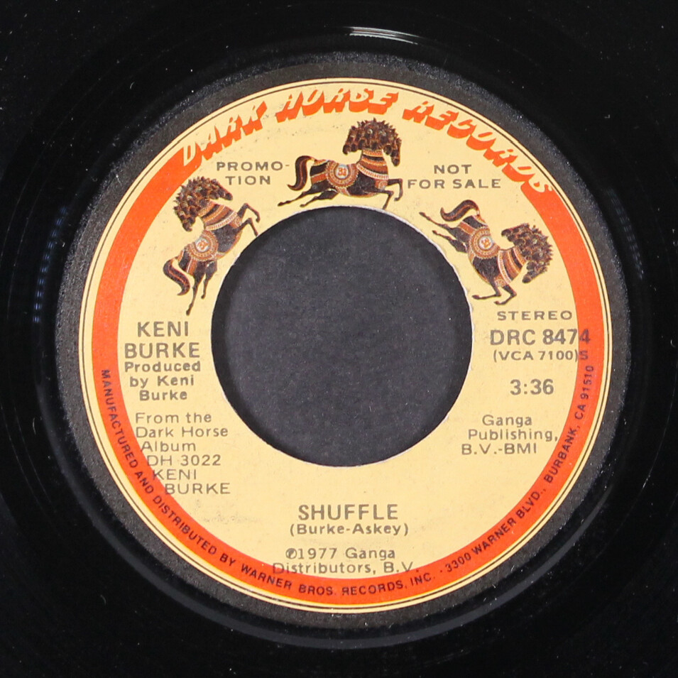 Keni Burke LP　ダーク・ホースオリジナル KENI BURKE: shuffle / mono DARK HORSE 7
