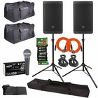 2x Jbl Professional Eon715 15" Speakers Pair + Covers + Stands