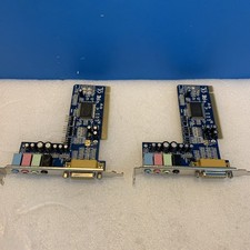 Lot of 2 AOpen Cobra AW840 4 Channels 16-bit PCI Interface Sound Card