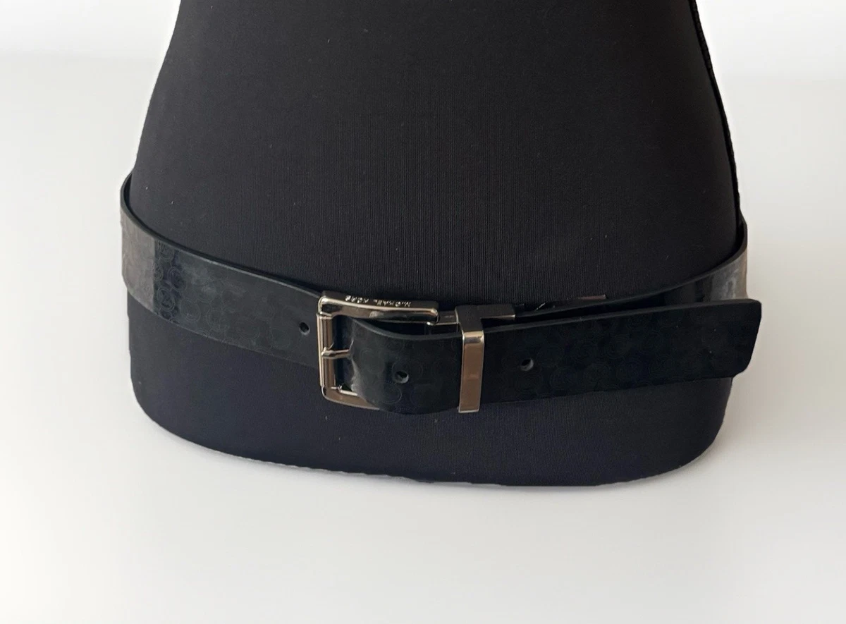 Michael Kors Faux Leather Black Belts for Women for sale | eBay