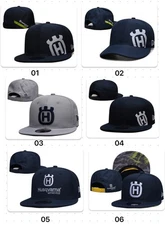 Husqvarna Racing Flat /Curve Brim Snapback Hat Moto/ Supercross Racing