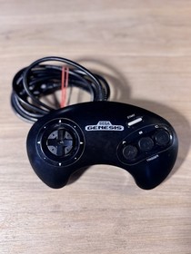 Sega Genesis Model 1 Console 1601 TESTED Bundle w/ Controller 9 Games OEM Wires