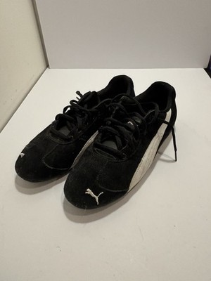 Vintage Puma Speed Cat Sneakers Black White Suede Men s Size US 9.5