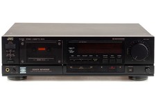 JVC TD-R611 registratore a cassette Nero / Auto Reverse/revisionato 1 Anno