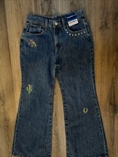 Girl s Old Navy Jeans High Rise Baggy Flare 16 Western Cowgirl NWT