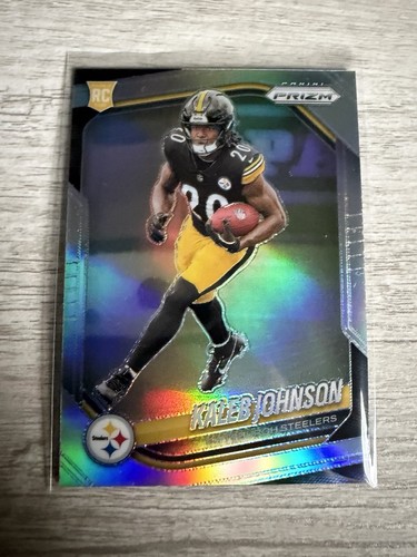 2025 Panini Prizm - Rookies Kaleb Johnson #375 Silver Prizm (RC)