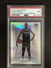 2020 Prizm #4 Kevin Durant Flashback Silver PSA 9