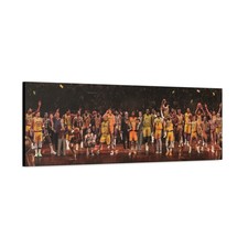 Los Angeles Basketball Legends & Icons | 4 ft long Canvas Poster | 48